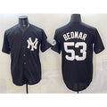 New York Yankees #53 David Bednar Black BFRAILEY Stitched Jersey