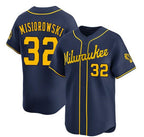 Milwaukee Brewers #32 Jacob Misiorowski Navy BFRAILEY Alternate Limited Stitched Jersey