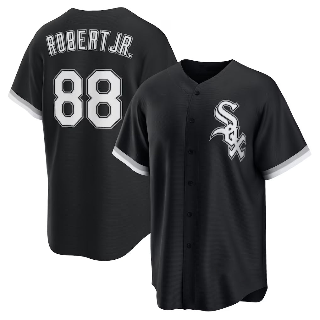 Chicago White Sox #88 Luis Robert Jr. Black BFRAILEY Alternate 2 Replica Jersey