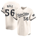 Minnesota Twins #56 Josh Bell Player Cream BFRAILEYHome Limited Stitched Jerseys