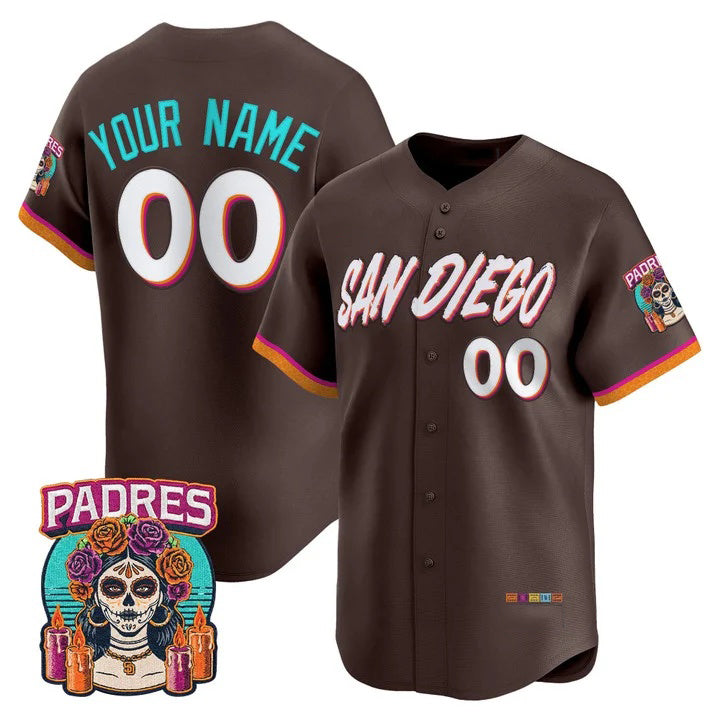 Custom San Diego Padres Brown BFRAILEY 2026 City Connect Vapor Premier Limited Jersey - All Stitched