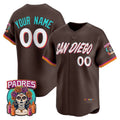 Custom San Diego Padres Brown BFRAILEY 2026 City Connect Vapor Premier Limited Jersey - All Stitched