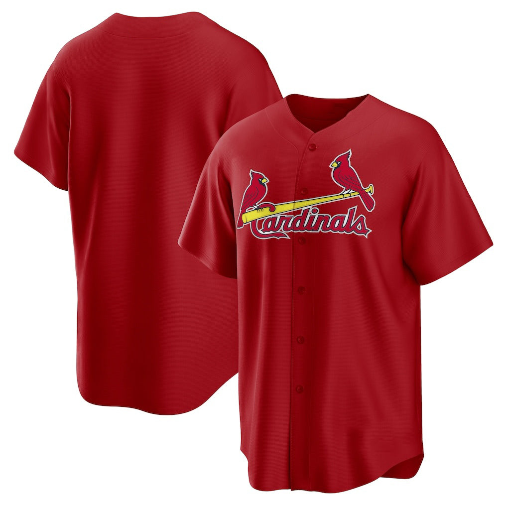 St. Louis Cardinals Red BFRAILEY Alternate Replica Team Jersey