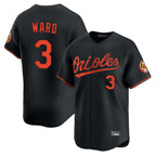 Baltimore Orioles #3 Taylor Ward Player Black BFRAILEY Limited Home Game Stitched Jerseys