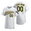 Custom Oakland Athletics White BFRAILEY 2020 Stitched Flex Base Jersey