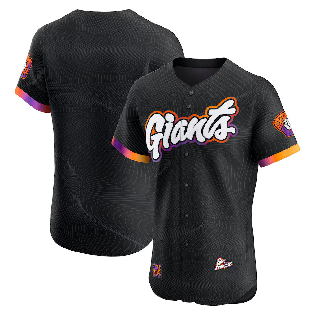 San Francisco Giants Anthracite BFRAILEY 2025 City Connect Elite Jersey