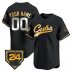 Custom Chicago Cubs 2024 Spring Training Patch Vapor Premier Limited Jersey ¨C Gray BFRAILEY