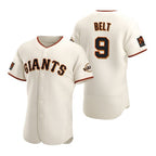San Francisco Giants #9 Brandon Belt 2020 Cream BFRAILEY Jersey
