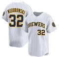 Milwaukee Brewers #32 Jacob Misiorowski White BFRAILEY Alternate Limited Stitched Jersey
