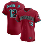 Arizona Diamondbacks #12 Lourdes Gurriel Jr Player Red BFRAILEY Limited Elite Home Game Stitched Jerseys