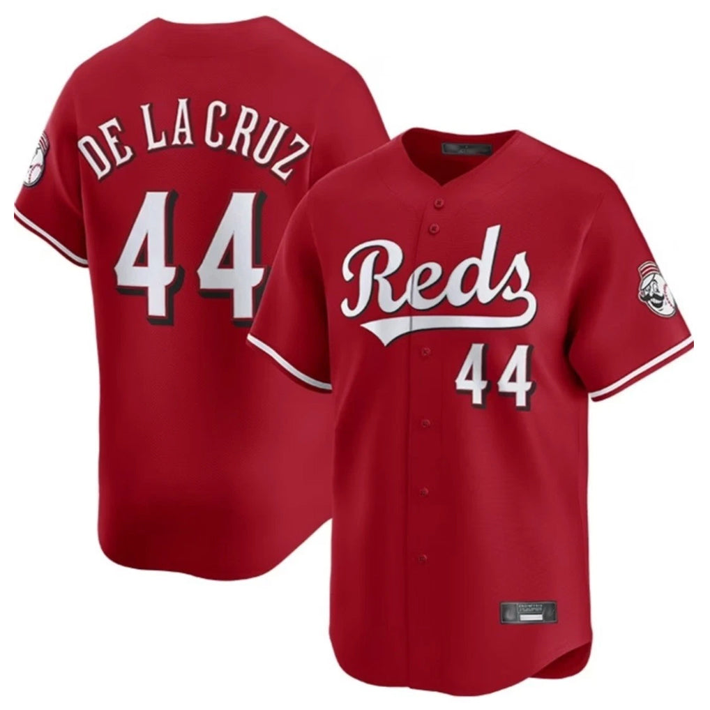 Cincinnati Reds #44 Elly De La Cruz Player Red BFRAILEY Home Limited Stitched Jerseys