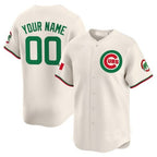 Custom Chicago Cubs Mexico Vapor Premier Limited Jersey V3 ¨C Cream BFRAILEY