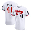 Minnesota Twins #41 Joe Ryan Player White BFRAILEYHome Limited Elite Stitched Jerseys