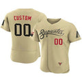 Custom Arizona Diamondbacks ACTIVE PLAYER 2021 Gold BFRAILEY City Connect Flex Base Stitched Jersey