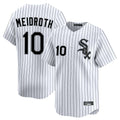 Chicago White Sox #10 Chase Meidroth Player White BFRAILEY Stripe Limited Home Stitched Jerseys