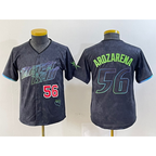 Tampa Bay Rays #56 Randy Arozarena Number Charcoal BFRAILEY 2024 City Connect Limited Stitched Jerseys