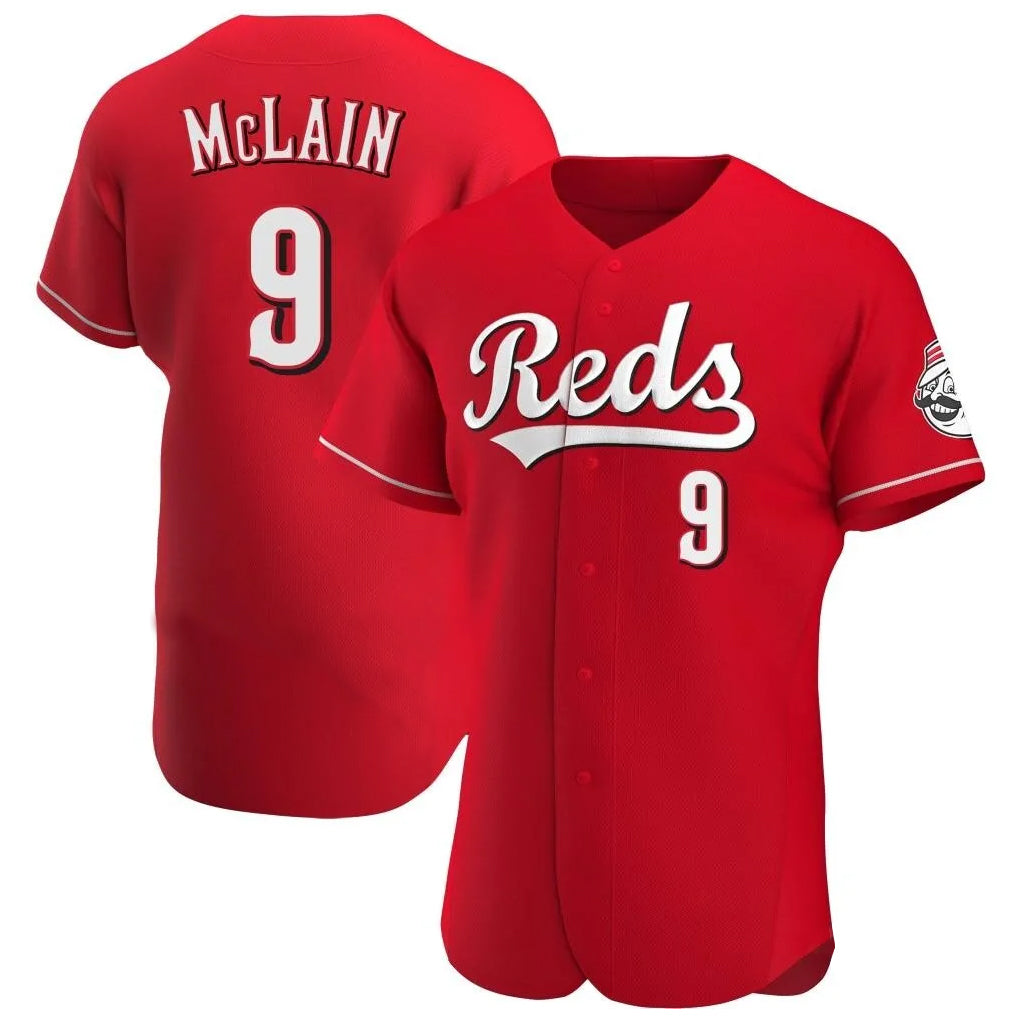 Cincinnati Reds #9 Matt McLain Player Red BFRAILEY Limited Elite Home Stitched Jerseys