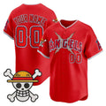 Custom Los Angeles Angels x One Piece Red BFRAILEY Vapor Premier Limited Jersey - Stitched