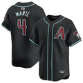 Arizona Diamondbacks #4 Ketel Marte Player Black BFRAILEY Limited Home Game Stitched Jerseys