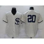 Chicago White Sox #20 Danny Mendick 2021 Cream BFRAILEY Field of Dreams Cool Base Stitched Jersey