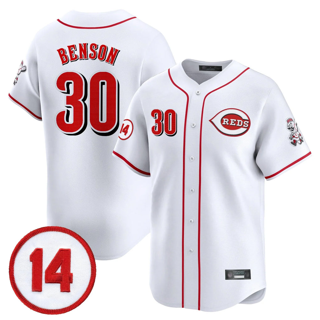 Cincinnati Reds #30 Ken Griffey Player White BFRAILEY Vapor Premier Limited Home Stitched Jerseys