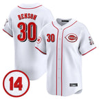 Cincinnati Reds #30 Ken Griffey Player White BFRAILEY Vapor Premier Limited Home Stitched Jerseys