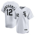 Chicago White Sox #12 Colson Montgomery Player White BFRAILEY Stripe Limited Home Stitched Jerseys