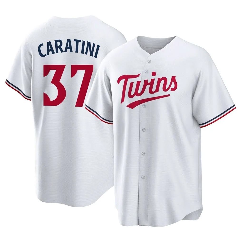 Minnesota Twins #37 Victor Caratini Player White BFRAILEYHome Game Stitched Jerseys