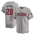 Arizona Diamondbacks #28 Nolan Arenado Player Gray BFRAILEY Road Limited Home Game Stitched Jerseys
