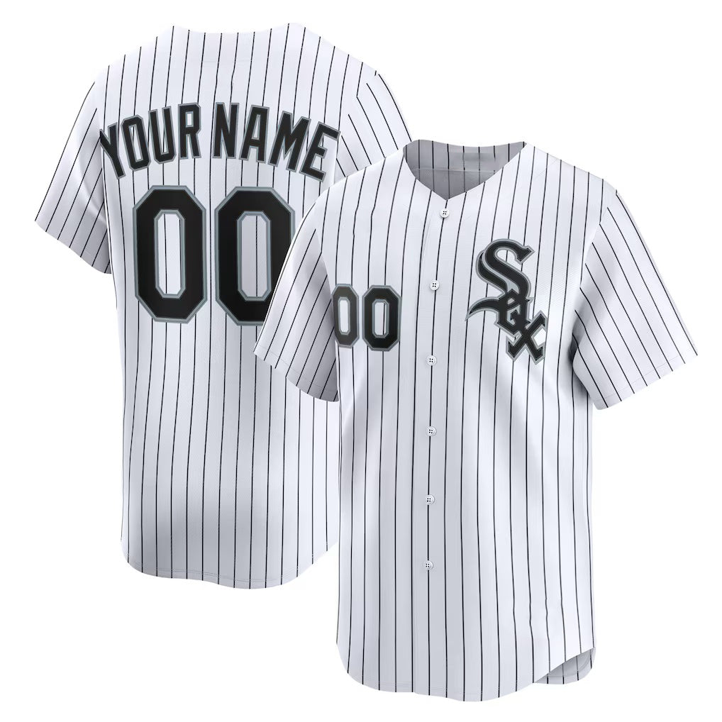 Custom Chicago White Sox White BFRAILEY Home Limited Jersey