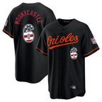 Baltimore Orioles #6 Ryan Mountcastle Player Black BFRAILEY USA 250 Fourth of July Home Game Stitched Jerseys
