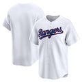 Texas Rangers White BFRAILEY Throwback Cooperstown Collection Limited Jersey