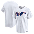 Texas Rangers White BFRAILEY Throwback Cooperstown Collection Limited Jersey