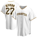 Pittsburgh Pirates #27 Kevin Newman White BFRAILEY Cool Base Stitched Jersey