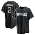 Arizona Diamondbacks #2 Geraldo Perdomo Player Black BFRAILEY Game Home Stitched Jerseys
