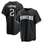 Arizona Diamondbacks #2 Geraldo Perdomo Player Black BFRAILEY Game Home Stitched Jerseys