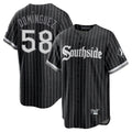 Chicago White Sox #58 Seranthony Dominguez Player Black BFRAILEY City Connect Home Game Stitched Jerseys