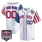 Custom Boston Red Sox America 250 Edition Vapor Premier Limited White BFRAILEY Stitched Jerseys