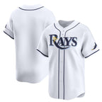 Tampa Bay Rays Blank White BFRAILEY Home Limited Stitched Jersey
