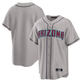 Arizona Diamondbacks Gray BFRAILEY Road Home Game Blank Player Stitched Jerseys