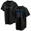 Custom Miami Marlins Black BFRAILEY Alternate Replica Jersey