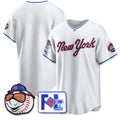 New York Mets Blank White BFRAILEY 2025 Spring Training Stitched Jersey