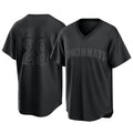 Cincinnati Reds #29 TJ Friedl Player Black BFRAILEY T-shirt Game Home Stitched Jerseys
