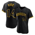 Cincinnati Reds #14 Pete Rose Player Black BFRAILEY Snake Skin City Limited Elite Home Stitched Jerseys