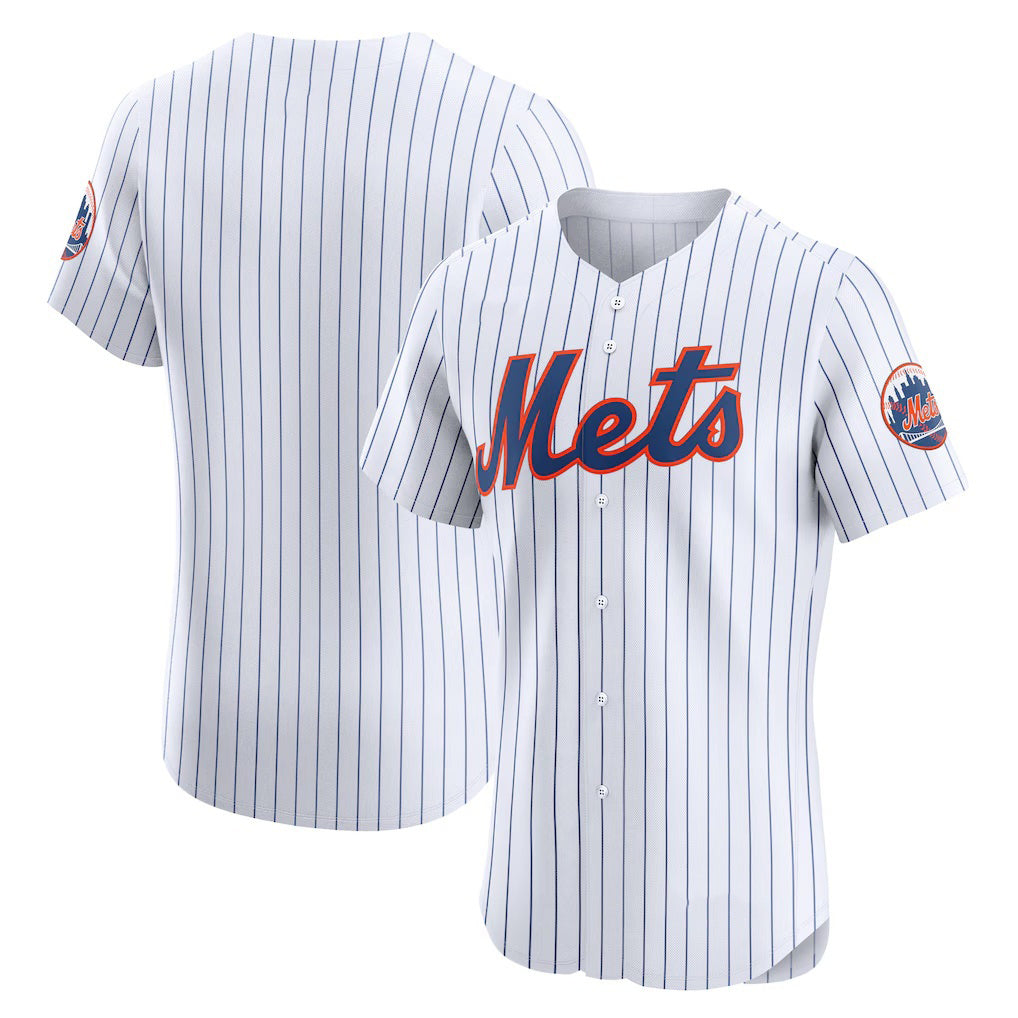 New York Mets White BFRAILEY Home Elite Jersey