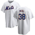 New York Mets #38 Tylor Megill White BFRAILEY Cool Base Stitched Jersey
