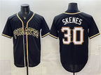 Pittsburgh Pirates #30 Paul Skenes 2026 Fashion Black BFRAILEY Out Stitched Jersey