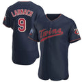 Minnesota Twins #9 Trevor Larnach Player Navy BFRAILEY60th Home Limited Elite Stitched Jerseys