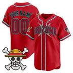 Custom Arizona Diamondbacks x One Piece Red BFRAILEY Vapor Premier Limited Jersey - Stitched