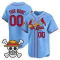 Custom St. Louis Cardinals x One Piece Blue BFRAILEY Vapor Premier Limited Jersey - Stitched